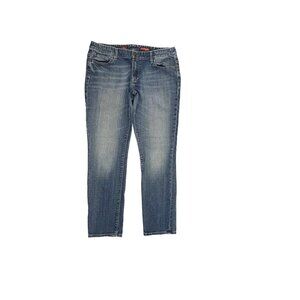 Express Mia Ultra Skinny Women's size 12 Dark Wash Blue Denim Jeans